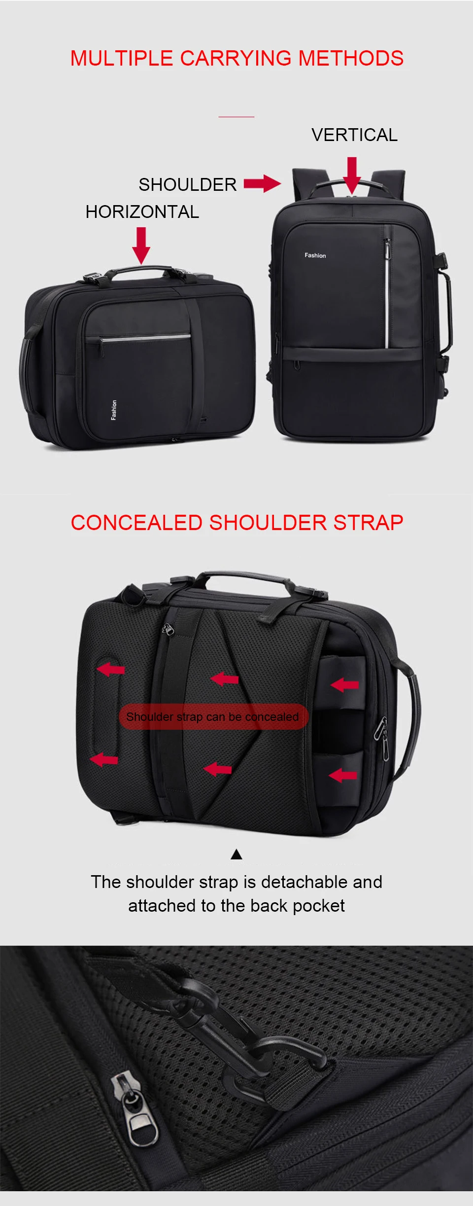 Laptop Backpack 17 Inch 15.6 Men Backpacks Male Business Women Notebook Travel Bagpack Waterproof USB Charging Anti Theft Bags (5)