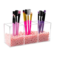 Transparent Eyebrow Pencil Brush Holder Acrylic Organizer for Cosmetics Makeup Organizer Boxes Brush Containers Storage Box 3