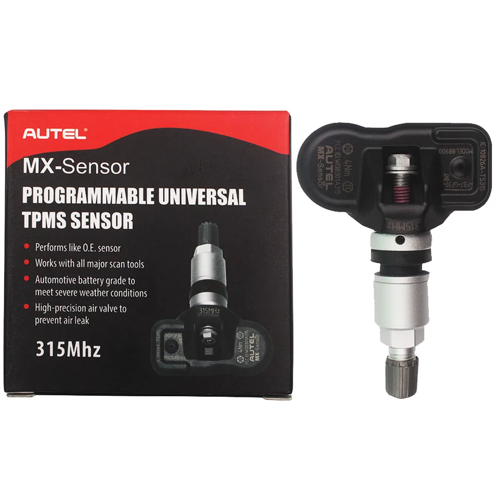 Датчик давления в шинах AUTEL TPMS 2 1 433 и 315 МГц MX датчик Универсальный автоматический