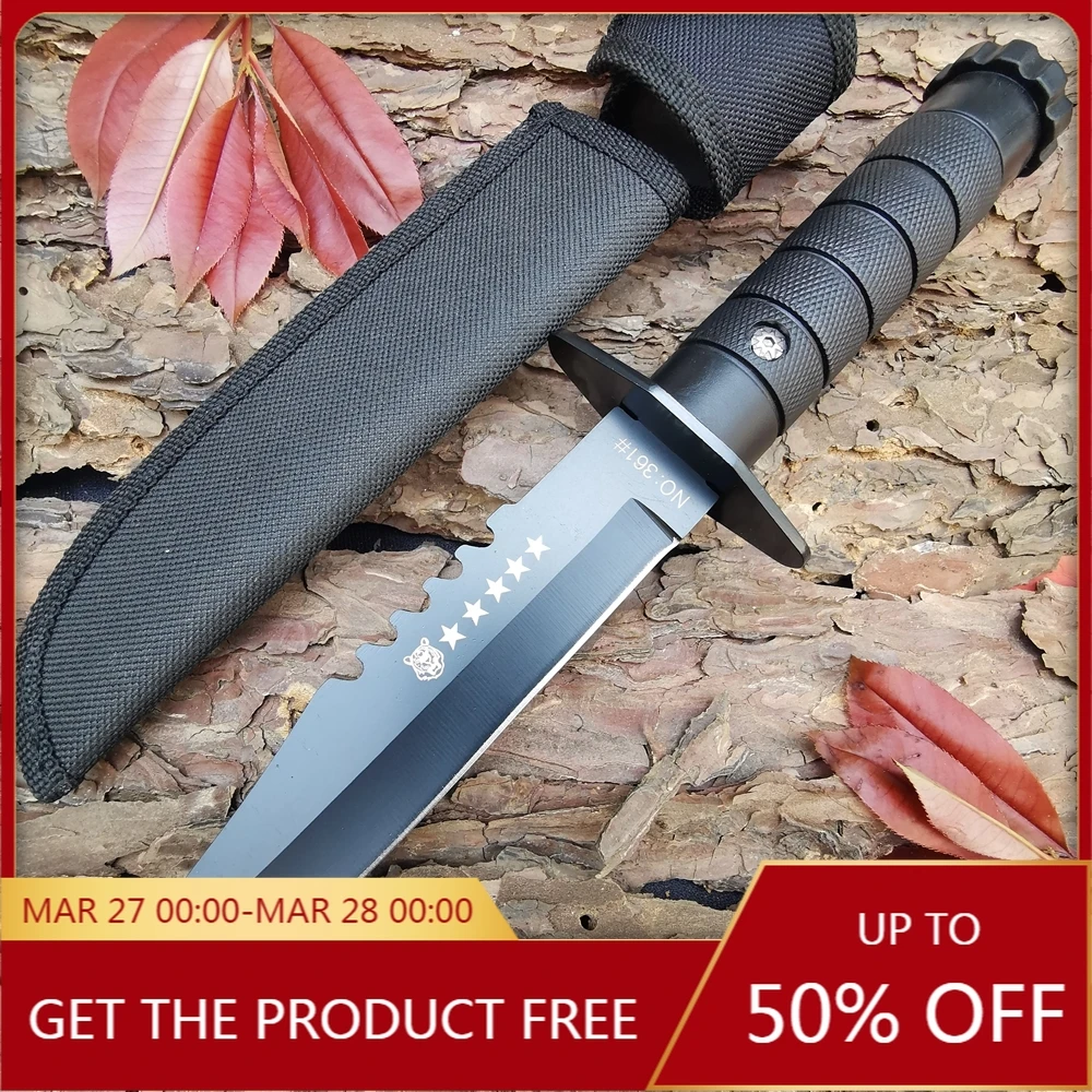 Outdoor Tactical Camping Hunting Survival Pocket Fixed Blade Knife 8cr13mov Fishing Utility Rescue EDC Tool with Sheath | Инструменты