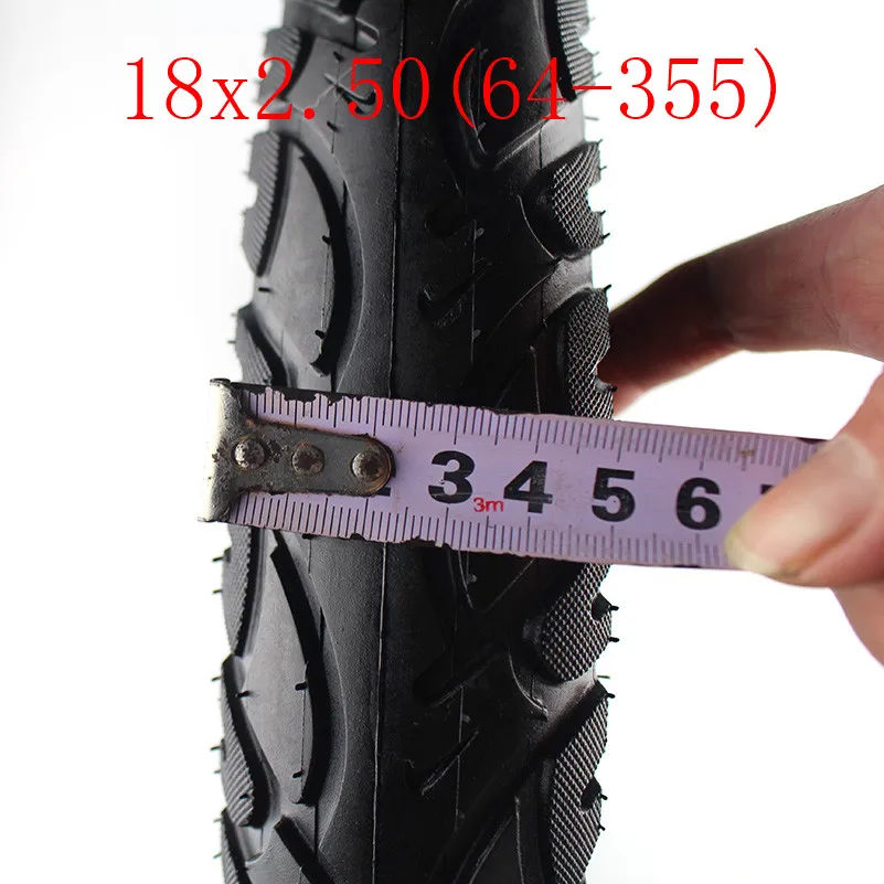 Новейшая 18x2,50(64-355) внутренняя труба шины 18 дюймов шины для электрического велосипеда подходит для электрического мотоцикла батареи трицикл 18*2,5