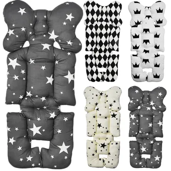 

Baby Stroller Seat Breathable Air Mesh Cotton Soft Seat Pad Liner For Stroller Car Grey/White Newborn Pushchairs Accessories