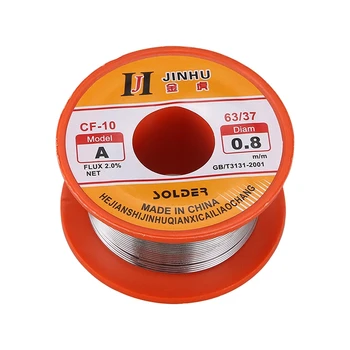 

Tin Lead Solder Core Flux Soldering Welding Solder Wire Spool Reel 0.8mm 63/37