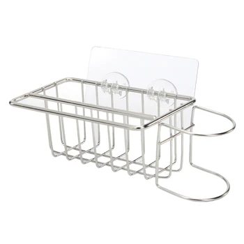 

Self Adhesive Sponge Storage Drying Holder Sink Scrubbers Dish Brush Space-saving Sink Suction Soap Drain Tray Shelf