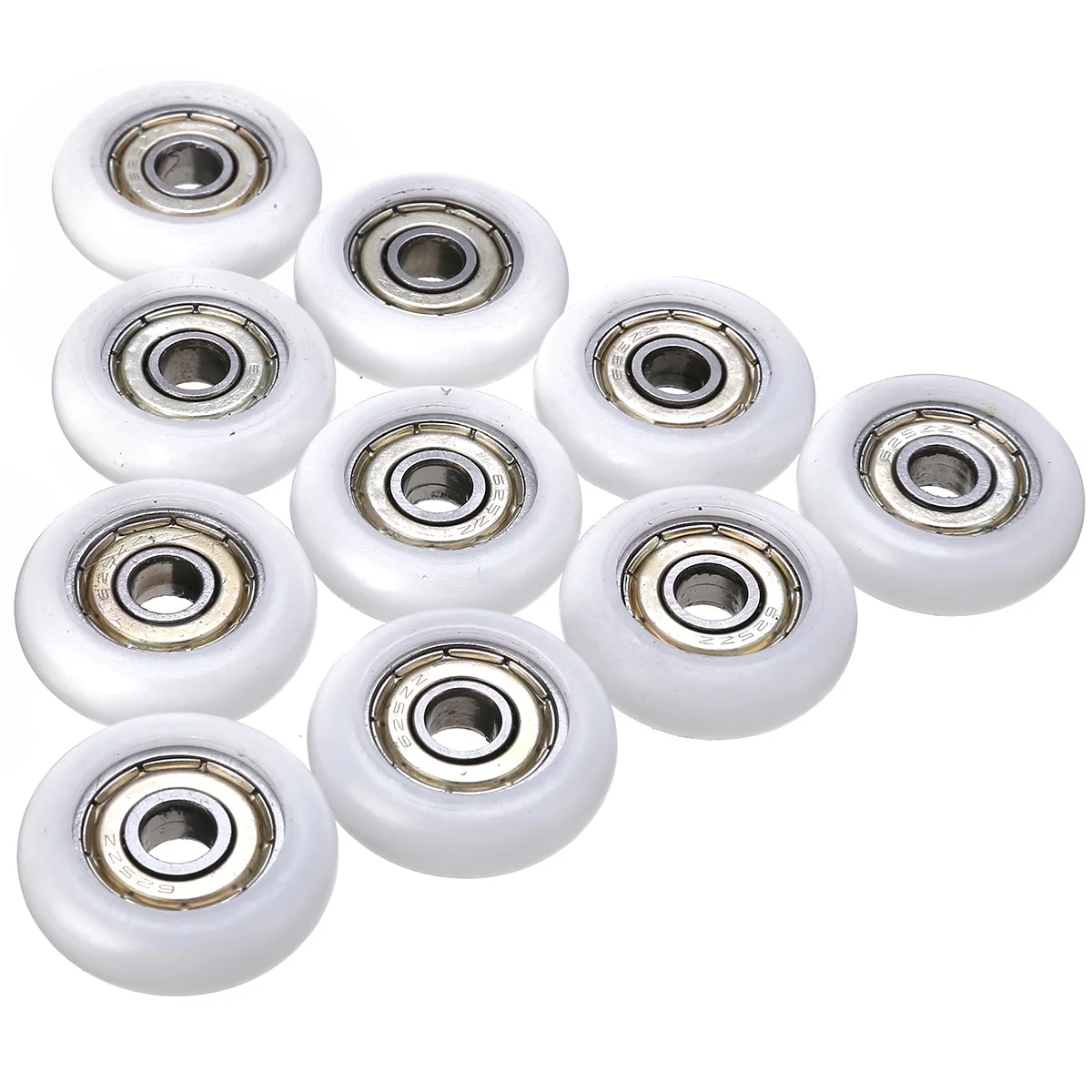 10pcs 23mm Plastic Sliding Shower Door Window Roller Wheel Runner Pulley Replace