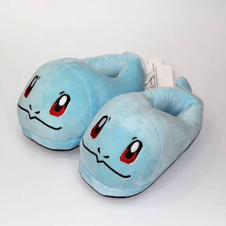 21 см; плюшевые домашние тапочки для детей; Пикачу Бульбазавр; Squirtle Genger Vaporeon; домашние тапочки для детей; сезон осень-зима; SA3261