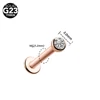 rose gold 3mm
