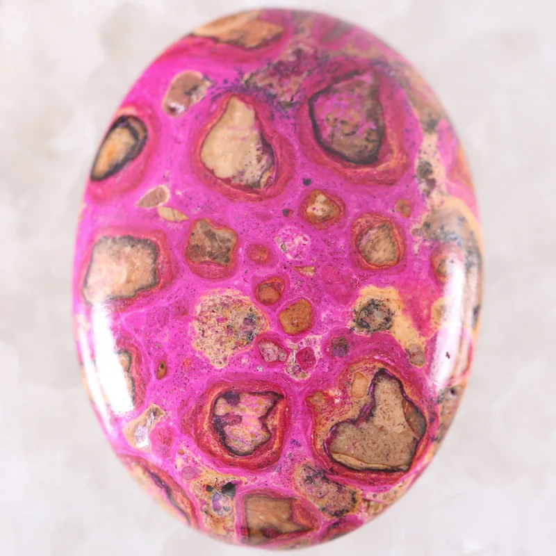 Rose Malachite 51 цвет 30x40 мм кабошон натуральный камень бусины для рукоделия ювелирных изделий Малахит содалит Lapis Fit ожерелье браслет серьги - Цвет: Rose Malachite