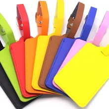 HJKL чемодан из ПУ-кожи багажная бирка для женщин и мужчин сумка Подвеска багаж претензии аксессуары для путешествий ID адрес метки подарок