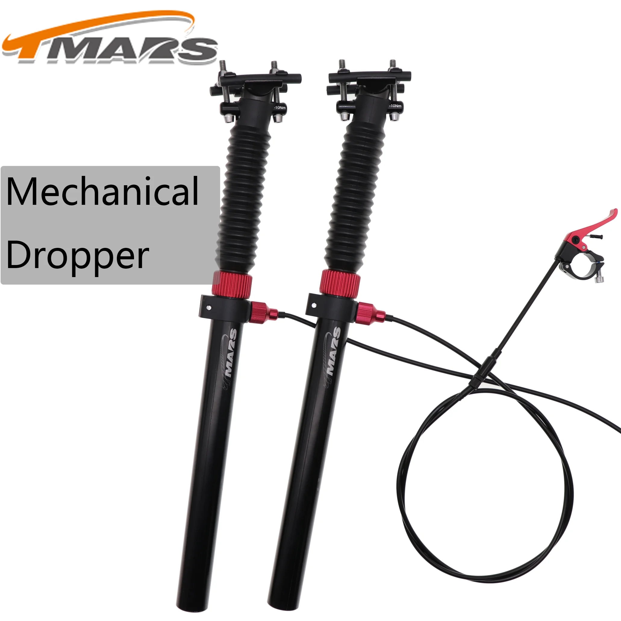 Tmars Dropper Seatpost Adjustable Height Mechanical 27.2mm Remote