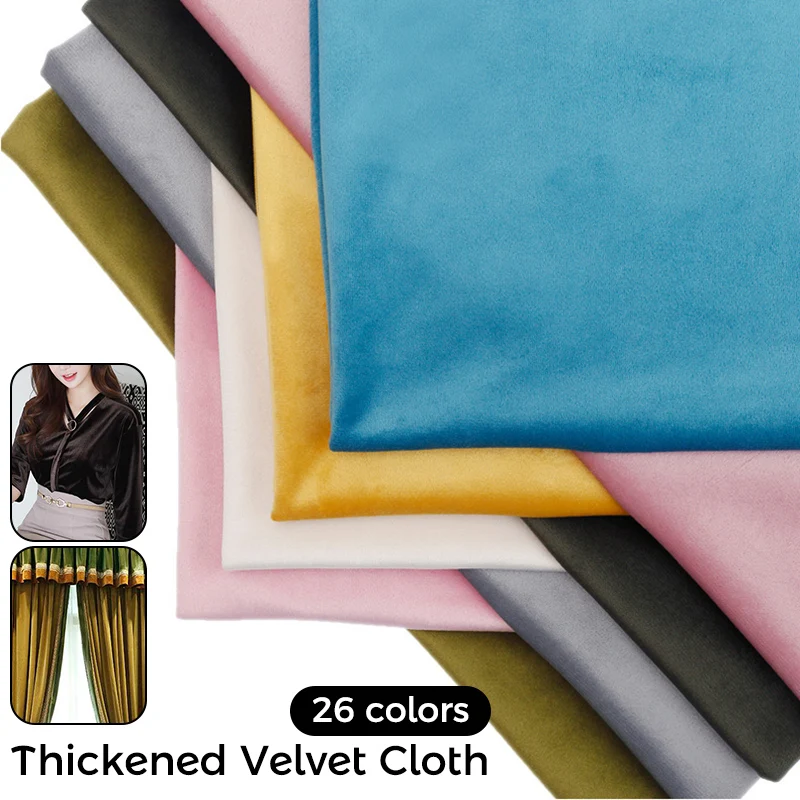 Thick Velvet Fabric Sofa Plain Velvet Fabric Sofa Fabric Goes