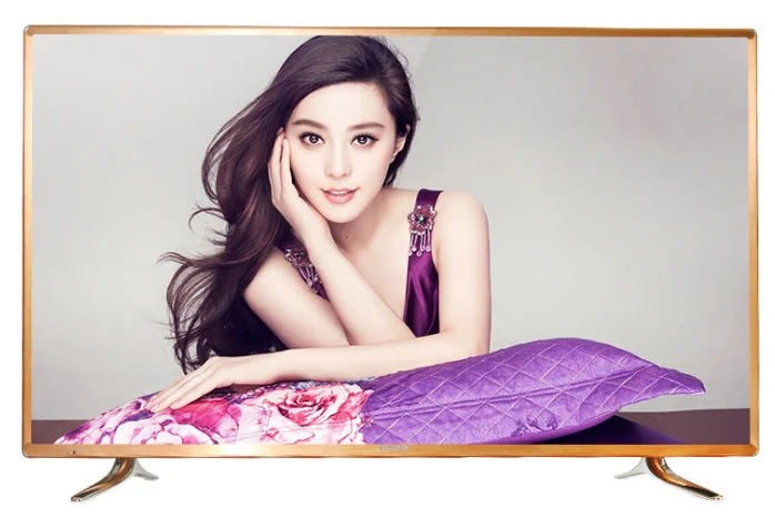 50'' inch TV Gold color frame wifi iptv LED television TV|Smart TV| -  AliExpress