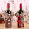 Santa Claus Christmas Sweater Wine Bottle Cover Ornaments Christmas Decorations for Home 2022 Navidad Natal Gift New Year 2022 ► Photo 2/6