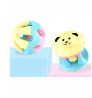 

Baby Rattles Toys 2pcs Cartoon Handbells Musical Developmental Early Learning Educational Toys Bed Bells Kids Baby Toys
