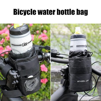 価格 ホイールアップバイクやかんケースmtb Bicyleハンドルステム巾着ケトルバッグサイクリング断熱ウォーターボトルホルダーキャリアポーチ