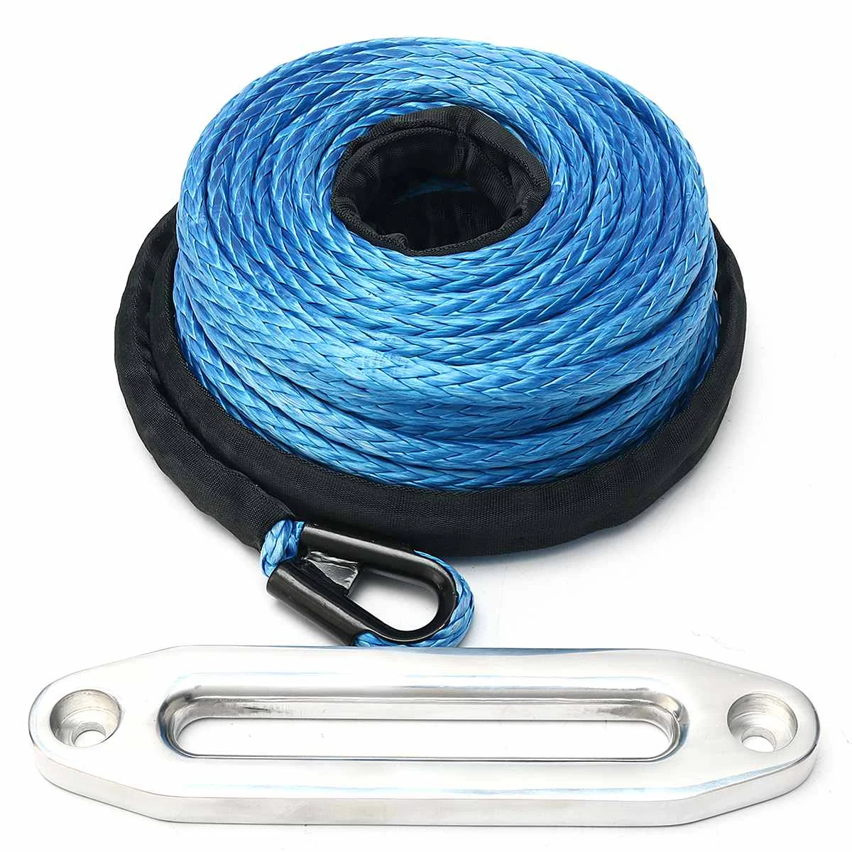 Blue 1/294ft Synthetic Winch Rope,Towing Rope for Winch Accessories,Winch Line 