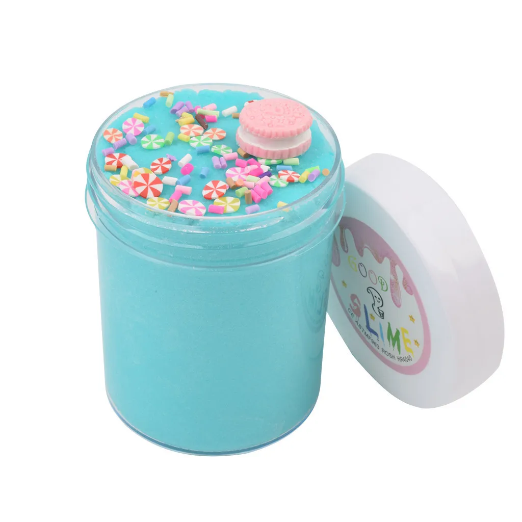 Mixing Color Ice Cream Cloud Clay With Accessories Slime Kids Clay Toys Girly Heart Pinch Fun decompressed cloud mud #B
