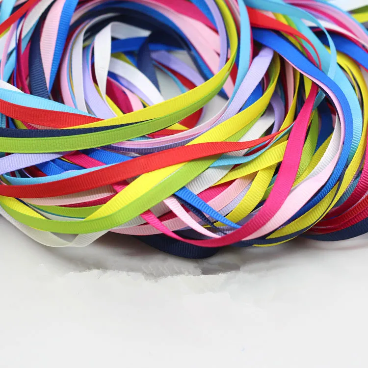 U PICK 20yards/pack 6mm Grosgrain Ribbons Handmade DIY Headwear Accessories Wedding Decorative Wrap Gift Christmas ribbons lace