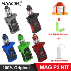 SMOK Mag P3 комплект 230 Вт с 9 мл атомайзером TFV16 резервуар и коническая сетчатая катушка Питание от двух батарей 18650 IP67 Водонепроницаемый Vape Mod