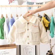 Одежда для детей Коллекция года, осенне-зимняя новая детская рубашка кашемировое пальто из овечьей шерсти для мальчиков и девочек иностранное милое пальто-кардиган