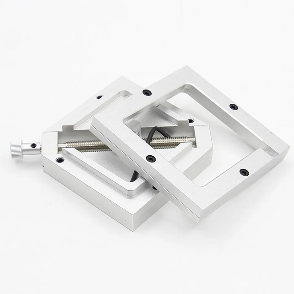 Reballing Stencils Soldering Station Soldering Tool Welding Tool 90x90mm Aluminium BGA Reballing Station Stencils Template Holder Fixture BGA PCB Chips Solder Ball Rework Repair Jig