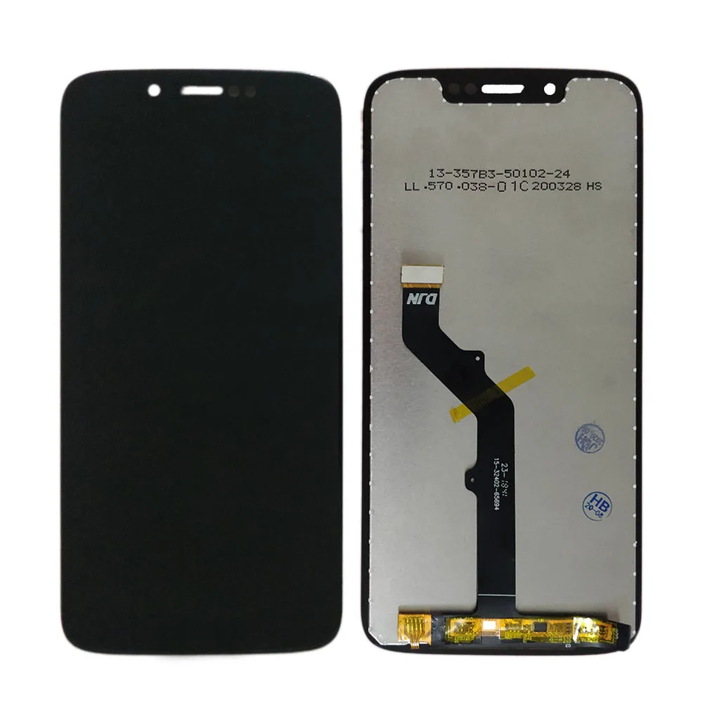 Оригинальный Для Motorola G7 Play LCD дисплей сенсорный экран дигитайзер сборка с рамкой