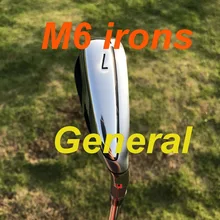 Высокое качество общий гольф утюги M6 Утюги(4 5 6 7 8 9 P S) с динамическим золотом S300 стальной вал 8 шт. клюшки для гольфа