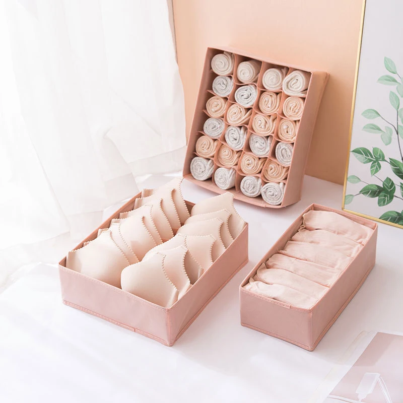 

Underwear Storage Box with Compartments, Socks, Bra, Underpants Organizer, Drawers Divider Box, Storage Box, Cabinet Drawer