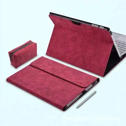 Microsoft surface pro 7 6 5 4 8 capa protetora de 12.3 polegadas com suporte para caneta esferográfica, casca macia de superfície go2 go3