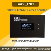 

Link Pi ENC1 Hisilicon Hi3520DV400 HDMI / NDI Encoder Decoder HD SR/RTMP/RTSP/ONVIF/HLS Live Broadcast YouTube, Facebook