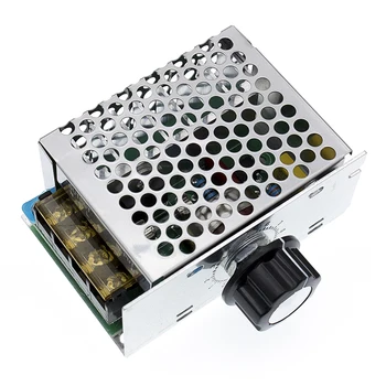 

Professional Voltage Regulators 4000W 220V High Power SCR Speed Controller Electronic Voltage Regulator Governor Thermostat BS