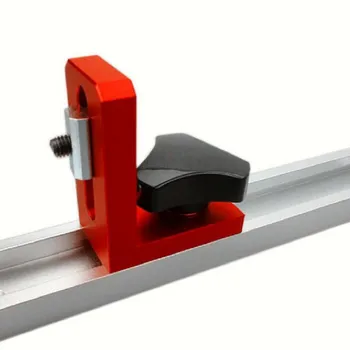 

Aluminium T-track Sliding Brackets For Woodworking workbench DIY modification