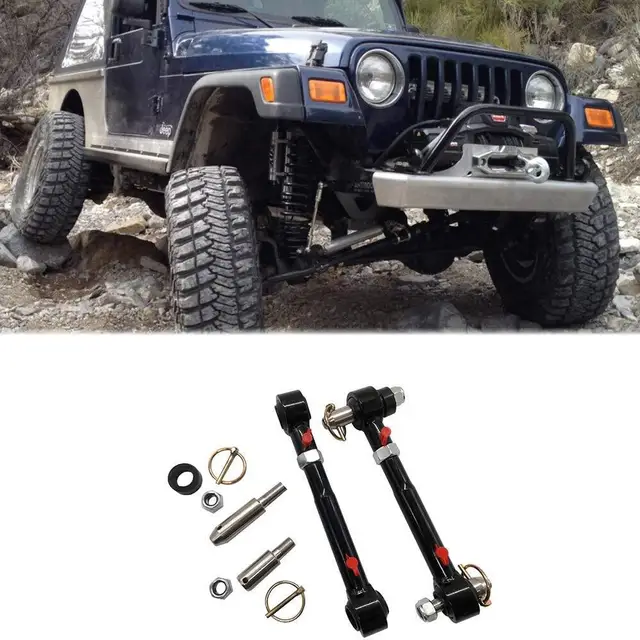 Quick Disconnect Sway Bar End Link For Jeep Wrangler Jk/jl 2007-2021  '' Lift Kit - Sway Bars - AliExpress