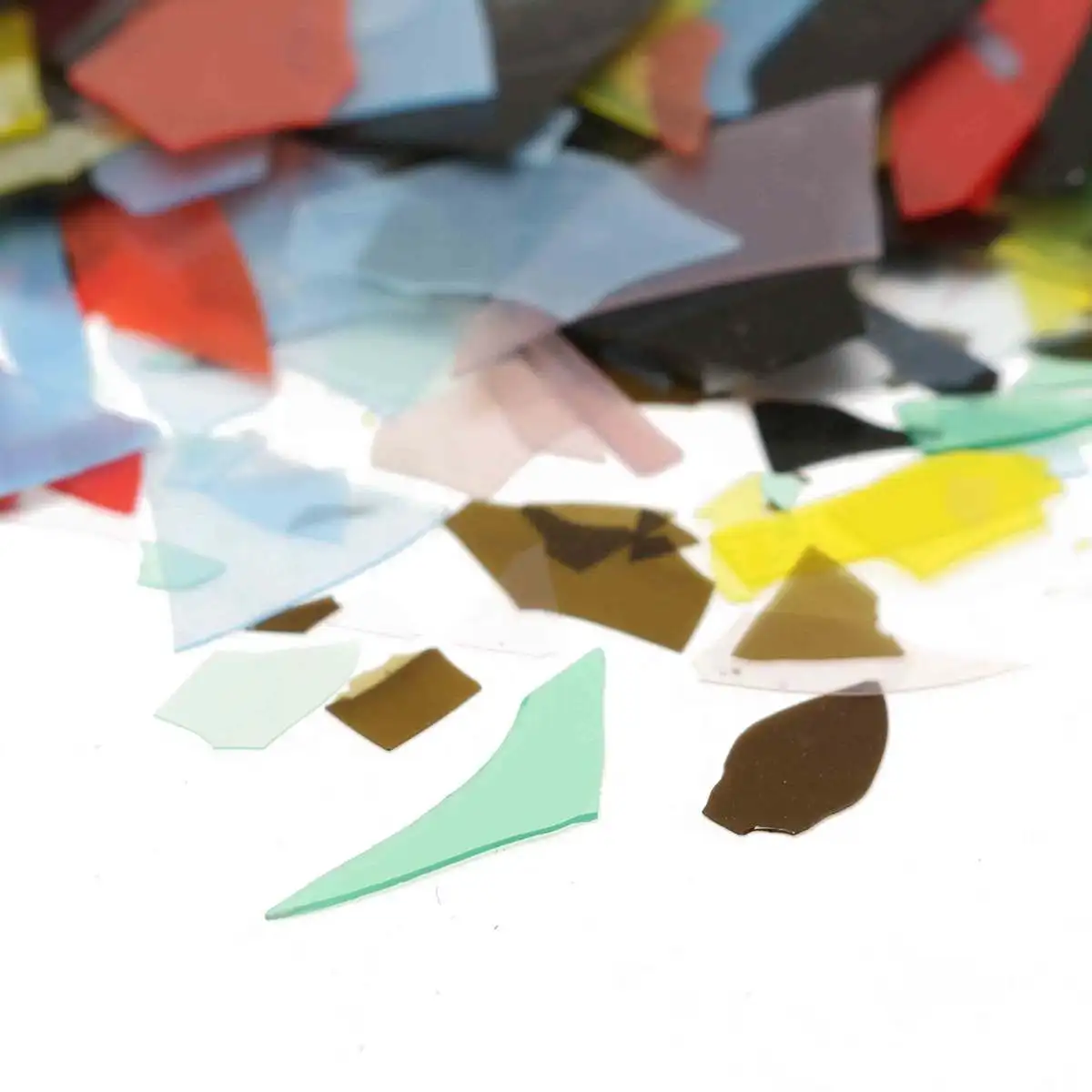 New 28g/Set Confetti Glass Colorful Fusing Glasses Microwave Mixed Kiln Accessories for DIY Craft Jewelry Decoration