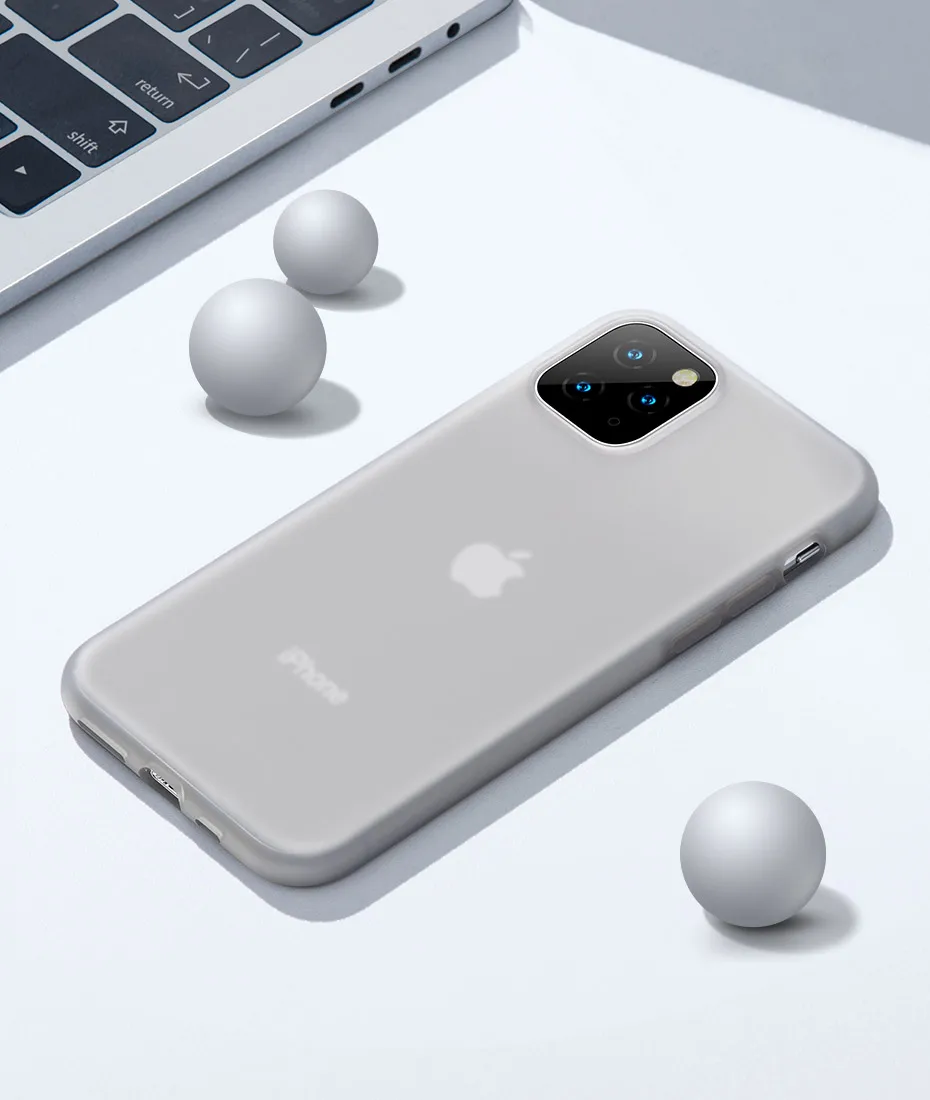 Baseus полностью покрытый силиконовый защитный чехол для телефона противоударный Для iPhone 11 Pro XR Xs Max 0,8 мм тонкий мягкий чехол для телефона задняя крышка