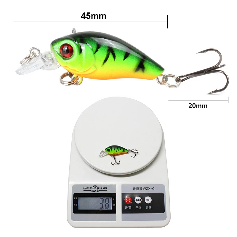 1 шт. 4 5 см 3 г|fishing tackle|hard lurebass lures |