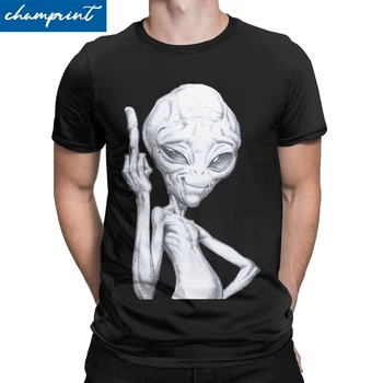

Paul The Alien Movie Men T Shirt Aliens Creative Tees Short Sleeve Round Neck T-Shirts 100% Cotton Plus Size Clothes