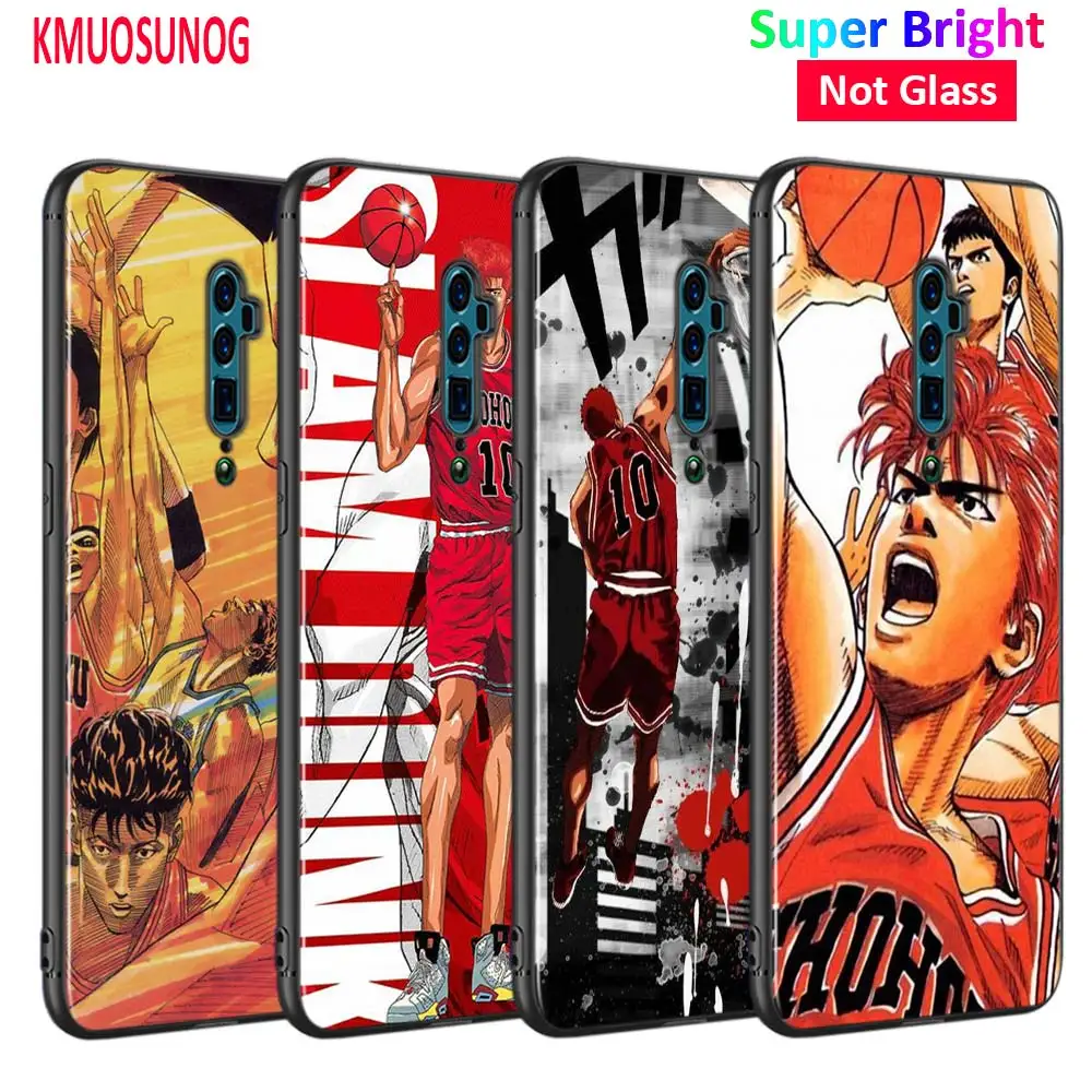 

Black Cover Anime Slam Dunk for OPPO Reno Z 10X Zoom F11 F9 F7 F5 A7 R9S R17 Realme 2 C2 K3 Pro Phone Case