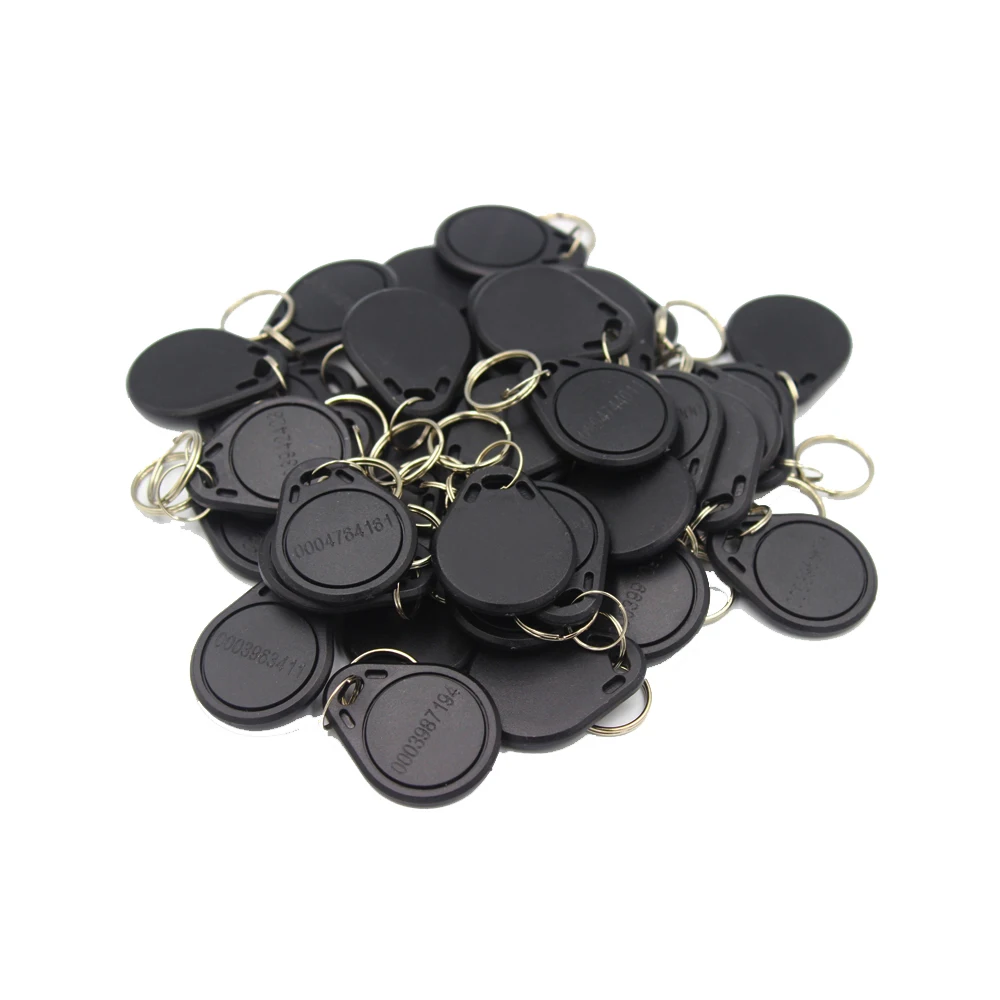 100pc/lot 125khz RFID Keychain NO3 ID Keyfob RFID Tag TK4100
