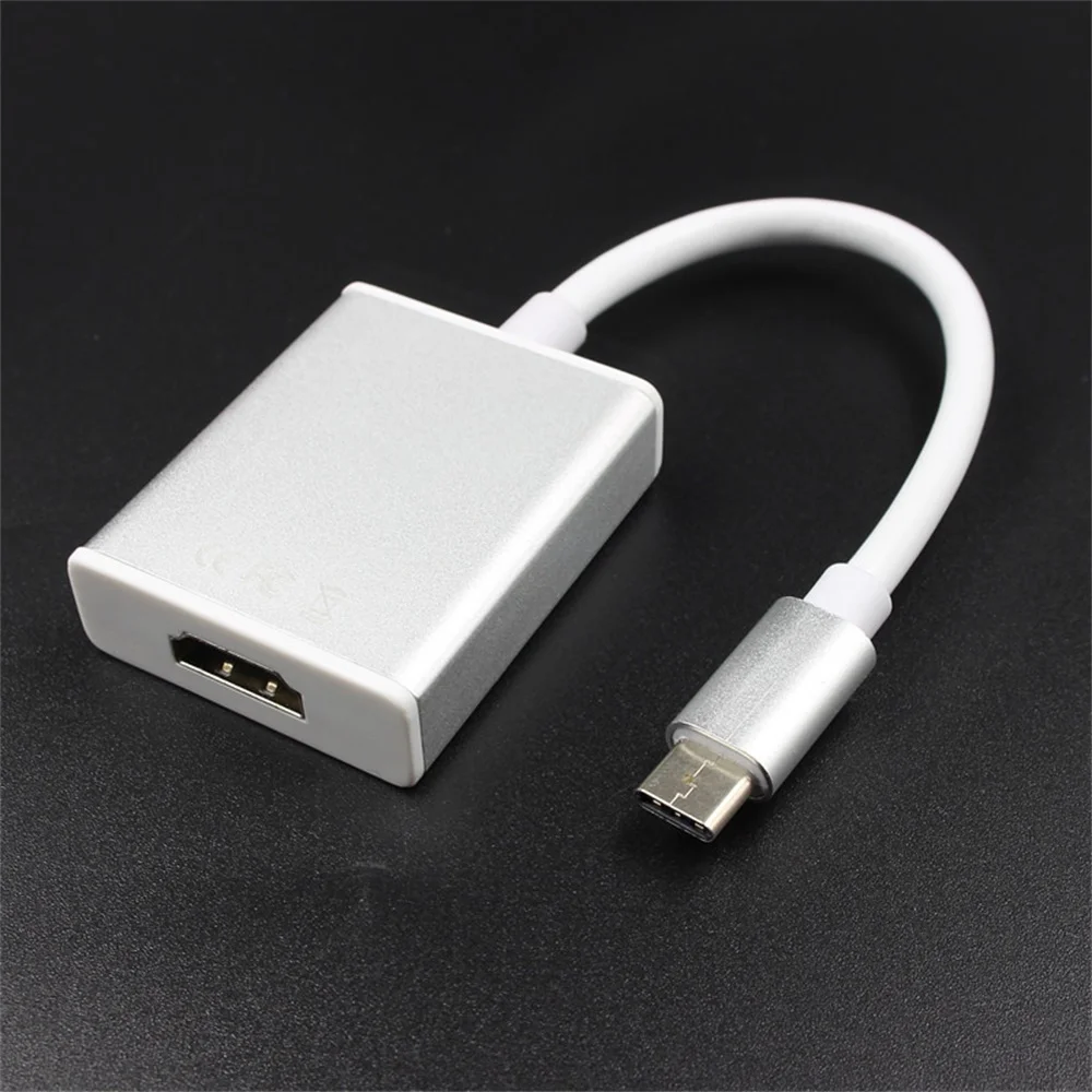 Металлический USB 3,1 к HDMI тип-c к HDMI HD кабель/для Macbook USB3.1 к HDMI