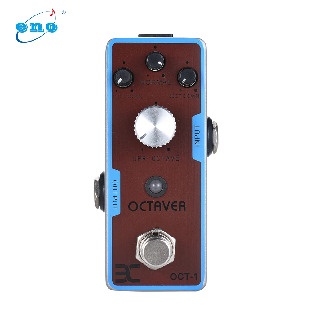 

ENO EX OCT-1 OCTAVE Mini Octave Guitar Effect Pedal True Bypass Full Metal Shell Guitar Parts & Accessories