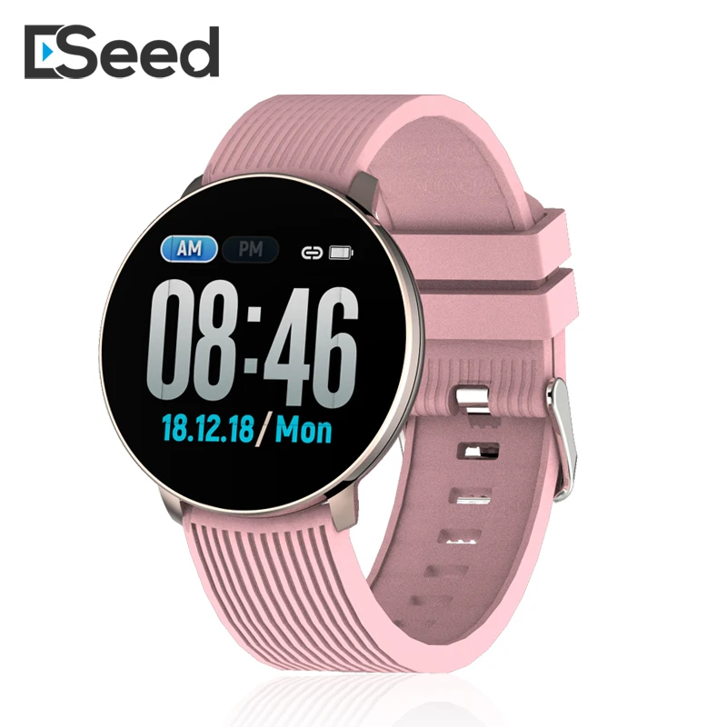 

ESEED LV18 smart watch women IP68 waterproof 1.3inch Full Touch Screen Heart Rate Monitor smartwatch for android samang huawei