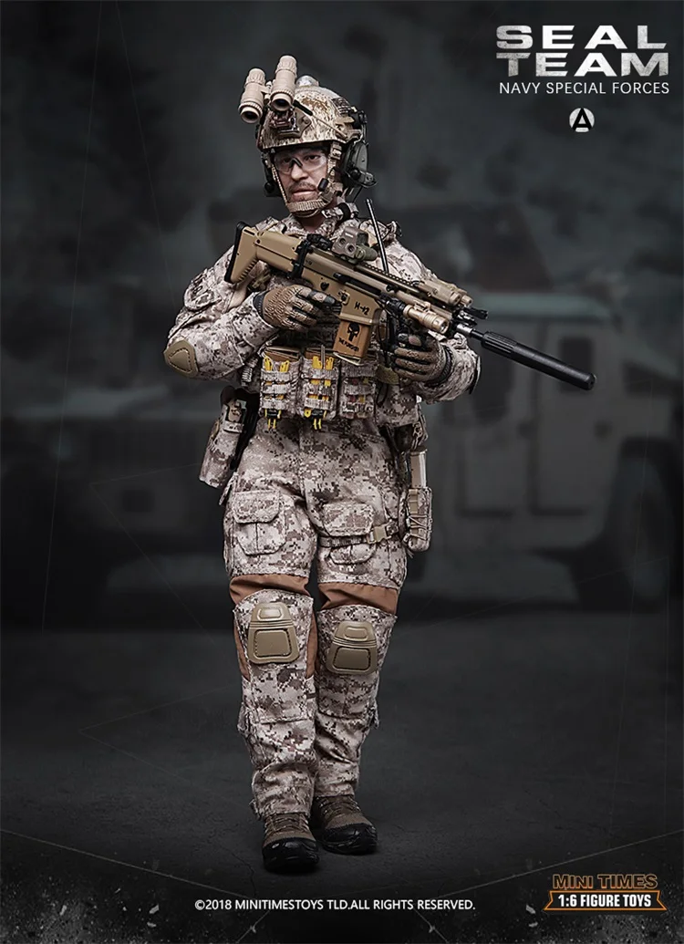 Полный набор коллекционных кукол mini times toys M005 M010 M011 M012 M013 M014 1/6 команда спецназа Seal Figure Toys подарок