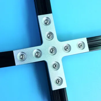 

3D printer accessories 2020 aluminum profile x connection plate 2020 plate angle bracket connection strip aluminum bracket
