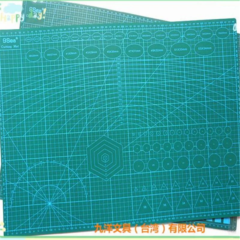 £14.49 A2 Pvc Rectangle Grid Lines Self Healing Cutting Mat Tool