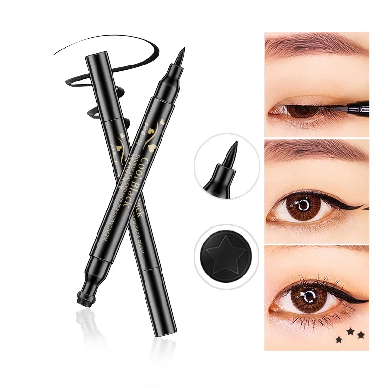 

2019 1PCS Black Eyeliner Quick-drying Not Dizzy Waterproof Eyebrow Pencil Beauty Pen Sweat-proof Sealing Eyeliner TSLM2
