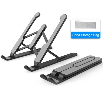 

Portable Laptop Stand Foldable Support Base Notebook Stand Holder For Macbook Pro Air HP desk Computer Cooling Bracket Riser