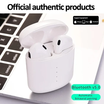 

Sports waterproof Bluetooth headset with microphone, TWS wireless touch control 5.0 Bluetooth stereo headset, suitable for mobil