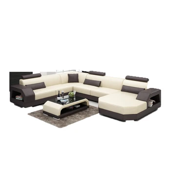

Modern living room sofa with chaise