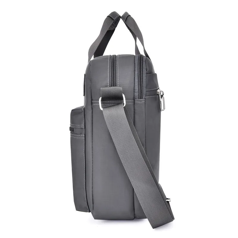 

New Style Trend Men Lightweight Nylon Cloth Hand Korean-style Fashion Verticle Versatile Messenger Bag